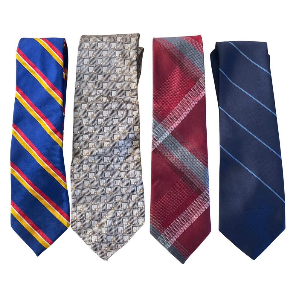 Vintage Mixed Brand Silk Necktie Lot Business Professional Preppy Ivy League